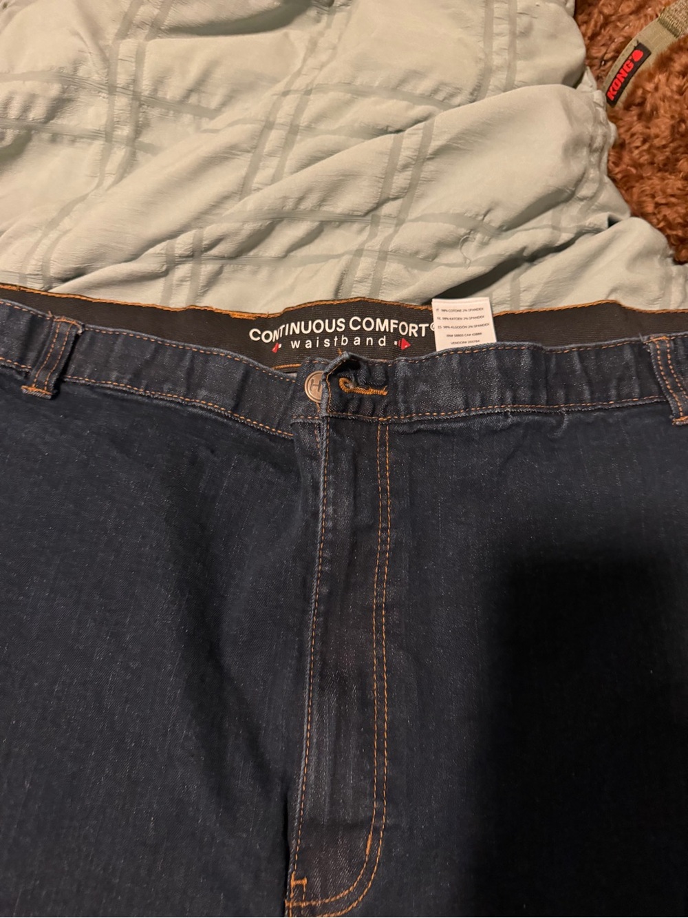 Harbor Bay Dark Blue Relaxed Fit Jeans with Continuous Comfort Waistband
